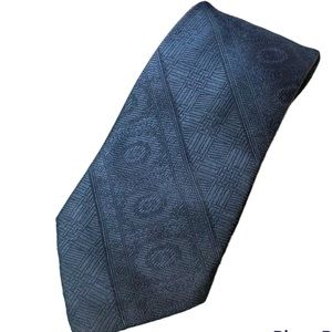 Vintage Blue Polyester Tie Lord Copley